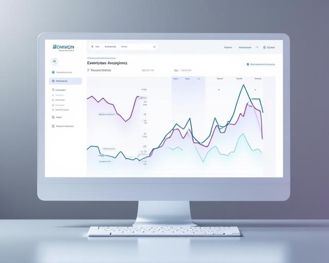 Advanced predictive analytics dashboard interface